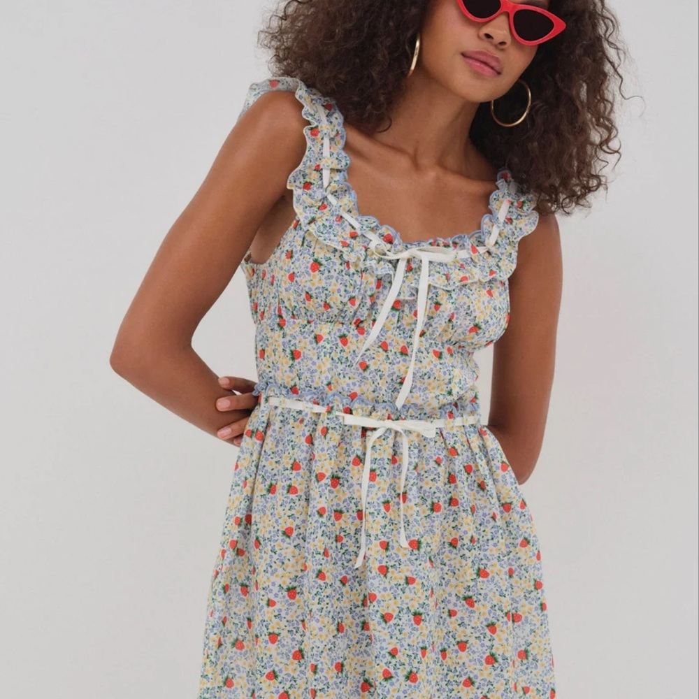 For Love & Lemons Strawberry Kiss Dress